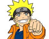 Dibujo Naruto alegre pintado por eneryth