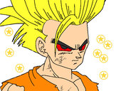 Dibujo Son Gohan pintado por jojito