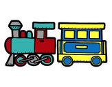 Dibujo Tren alegre pintado por Nsn11