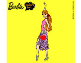 Dibujo Barbie flamenca pintado por mishkar