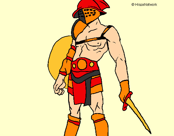 Dibujo Gladiador pintado por Zephyr