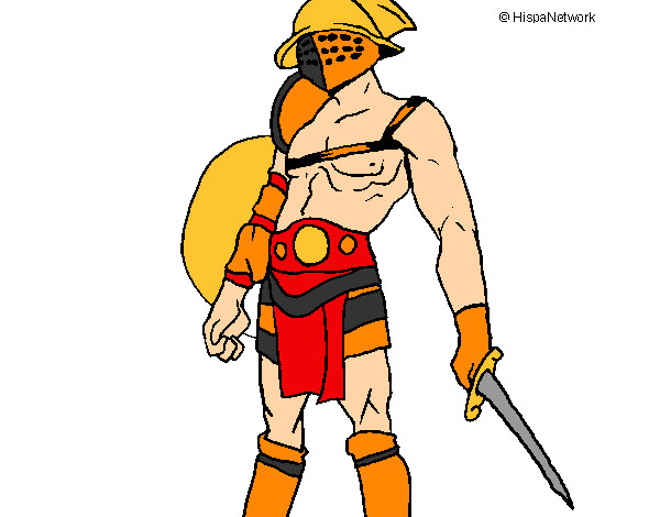 Dibujo Gladiador pintado por Zephyr