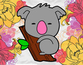 Dibujo Koala bebé pintado por idoiatxo28