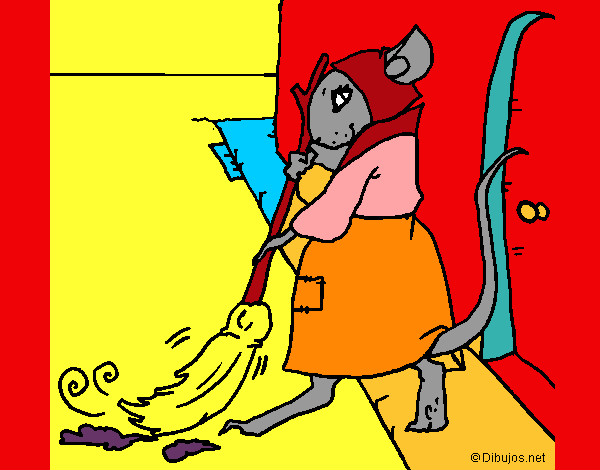 Dibujo La ratita presumida 1 pintado por XeniaSL