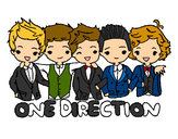 Dibujo One direction pintado por nikimva