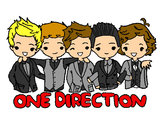 Dibujo One direction pintado por nikimva