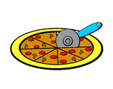 Dibujo Pizza pintado por nadichus 