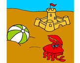 Dibujo Playa 2 pintado por sol2003