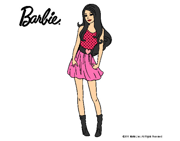 Dibujo Barbie veraniega pintado por bOqashulaz