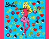 Dibujo Barbie y su mascota pintado por nahita