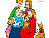 Dibujo Familia pintado por abi10gail