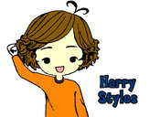 Dibujo Harry Styles pintado por panambi 