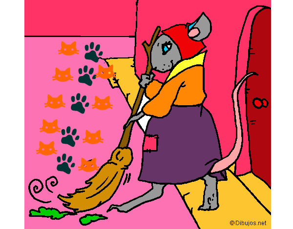 Dibujo La ratita presumida 1 pintado por negritha