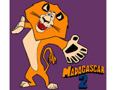 Dibujo Madagascar 2 Alex 2 pintado por aaaaaa1312