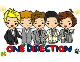 Dibujo One direction pintado por pilihs