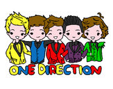 Dibujo One direction pintado por Valeswag16