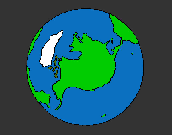 Dibujo Planeta Tierra pintado por carlosxd