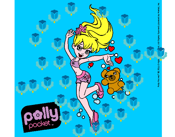 Dibujo Polly Pocket 14 pintado por lindazilo