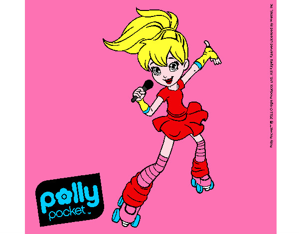 Dibujo Polly Pocket 2 pintado por lindazilo