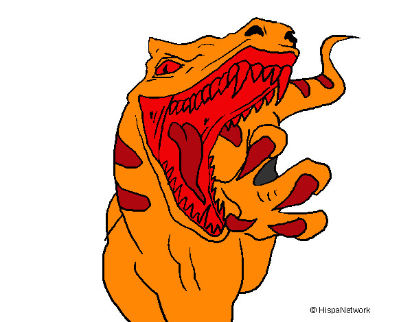 Dibujo Velociraptor II pintado por tetosimba