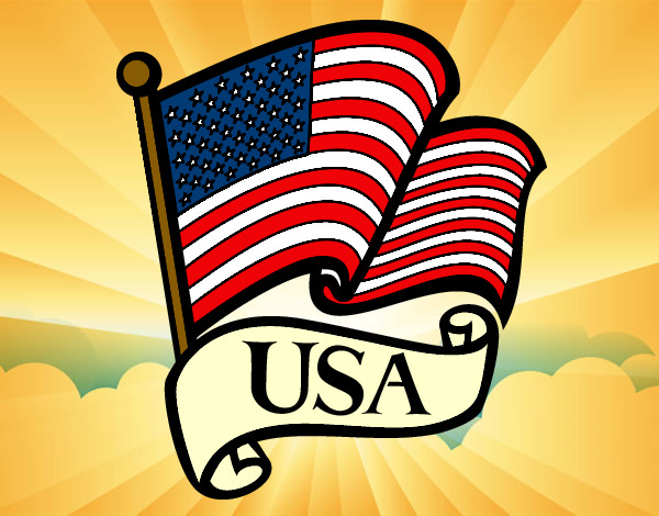 Dibujo Bandera de los Estados Unidos pintado por alvaro80