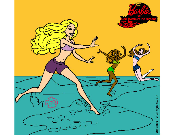 Dibujo Barbie de regreso a la playa pintado por alexaz