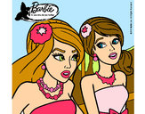 Dibujo Barbie y su amiga 1 pintado por juliaaa