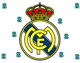 Dibujo Escudo del Real Madrid C.F. pintado por Elmono2002