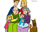 Dibujo Familia pintado por STELLAGELO