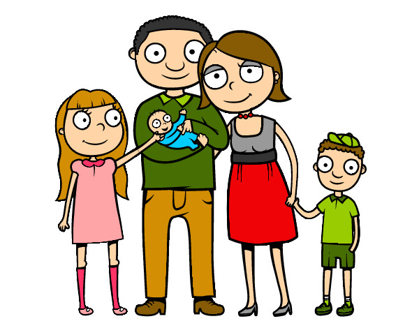 Dibujo Familia unida pintado por STELLAGELO