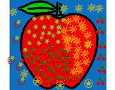 Dibujo manzana pintado por Valeri08