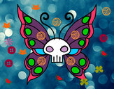 Dibujo Mariposa Emo pintado por polvorilla