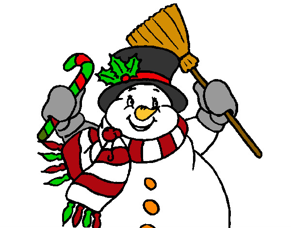 Dibujo de Muñeco de nieve con bufanda pintado por Nansydiaz en   el día 07-09-13 a las 02:01:23. Imprime, pinta o colorea tus propios dibujos !