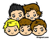 Dibujo One Direction 2 pintado por guada2510