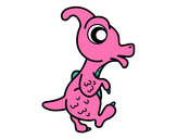 Dibujo Parasaurolophus bebé pintado por adricasa