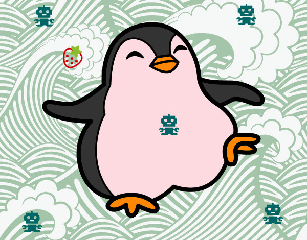 Pingüino bailando