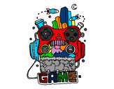 Dibujo Robot game pintado por Manuel11