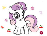 Dibujo Sweetie belle pintado por fabita21