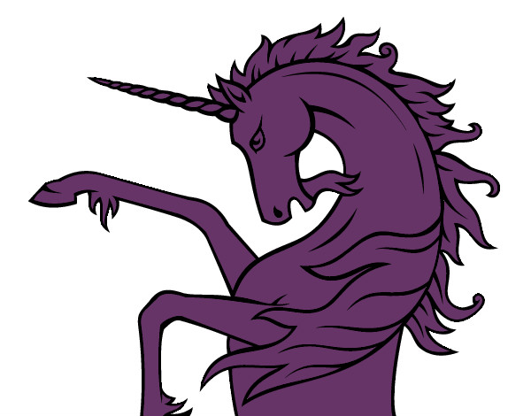 Dibujo Unicornio salvaje pintado por Delfina05 