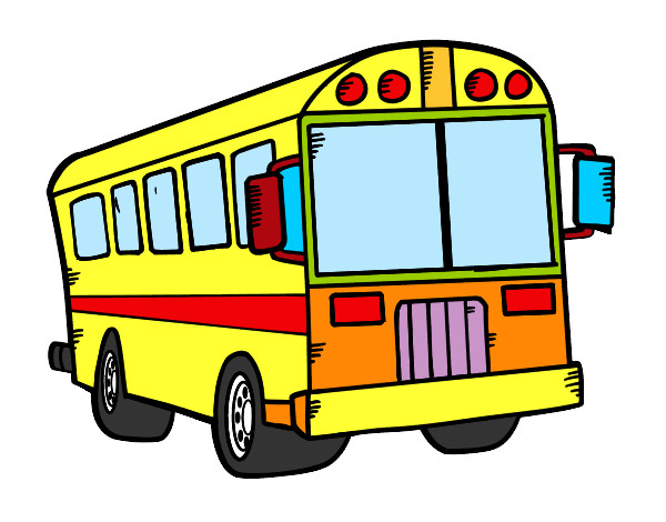Dibujo Autobús del colegio pintado por _YUYUITA_