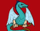 Dibujo Dragón 2 pintado por Picasseta