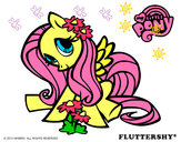 Dibujo Fluttershy pintado por cadence123