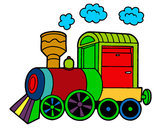 Dibujo Locomotora de vapor pintado por adelis-urr