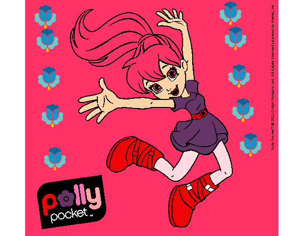 Dibujo Polly Pocket 10 pintado por  janm