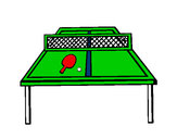 Dibujo Tenis de mesa 1 pintado por SAETA