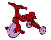 Dibujo Triciclo infantil pintado por pato021