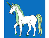 Dibujo Unicornio II pintado por charito