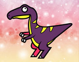 Dibujo Velociraptor bebé pintado por adricasa