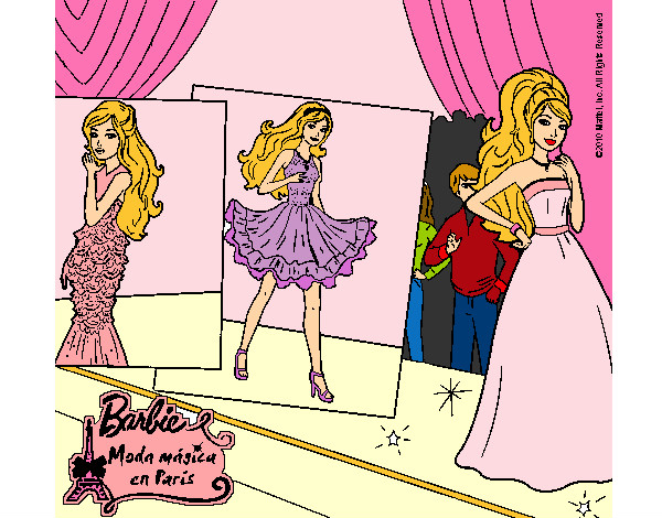 Barbie, desfilando por la pasarela