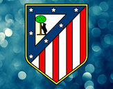 Dibujo Escudo del Club Atlético de Madrid pintado por espejo111